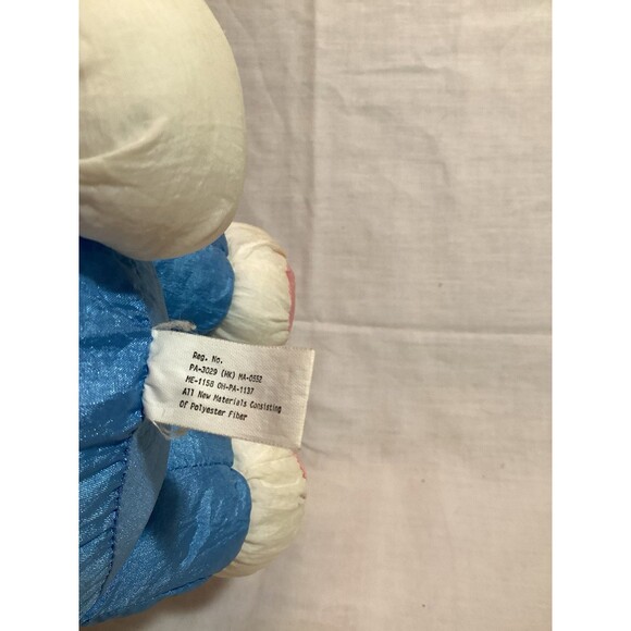 Gibson Bunky Bunny 1992 Easter Plush Parachute Puffalump Style Plush Toy Rabbit - Picture 7 of 8